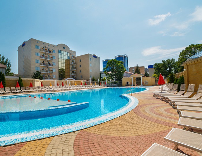 Открытый бассейн - Санаторий «Надежда» Анапа